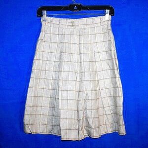 Vintage Liz Claiborne Collection Plaid Culottes - Women's Size 4